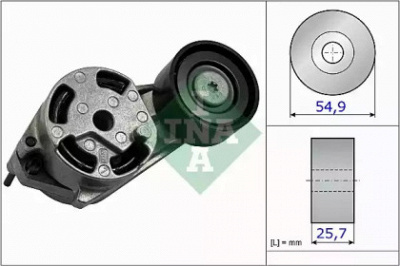 WILMINK GROUP wg1253580 -  Натяжная планка, поликлиновой ремень